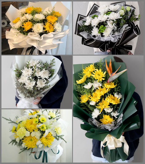 浙江省金华婺城区莘畈乡大立元村白事花束代送